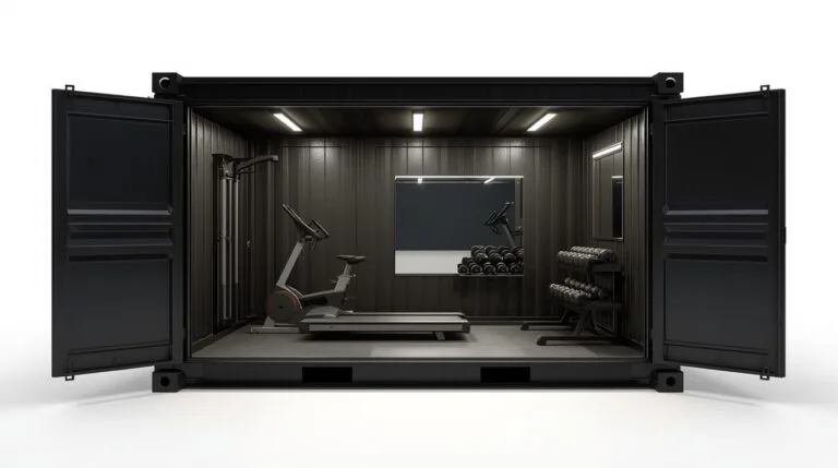 container salle de sport