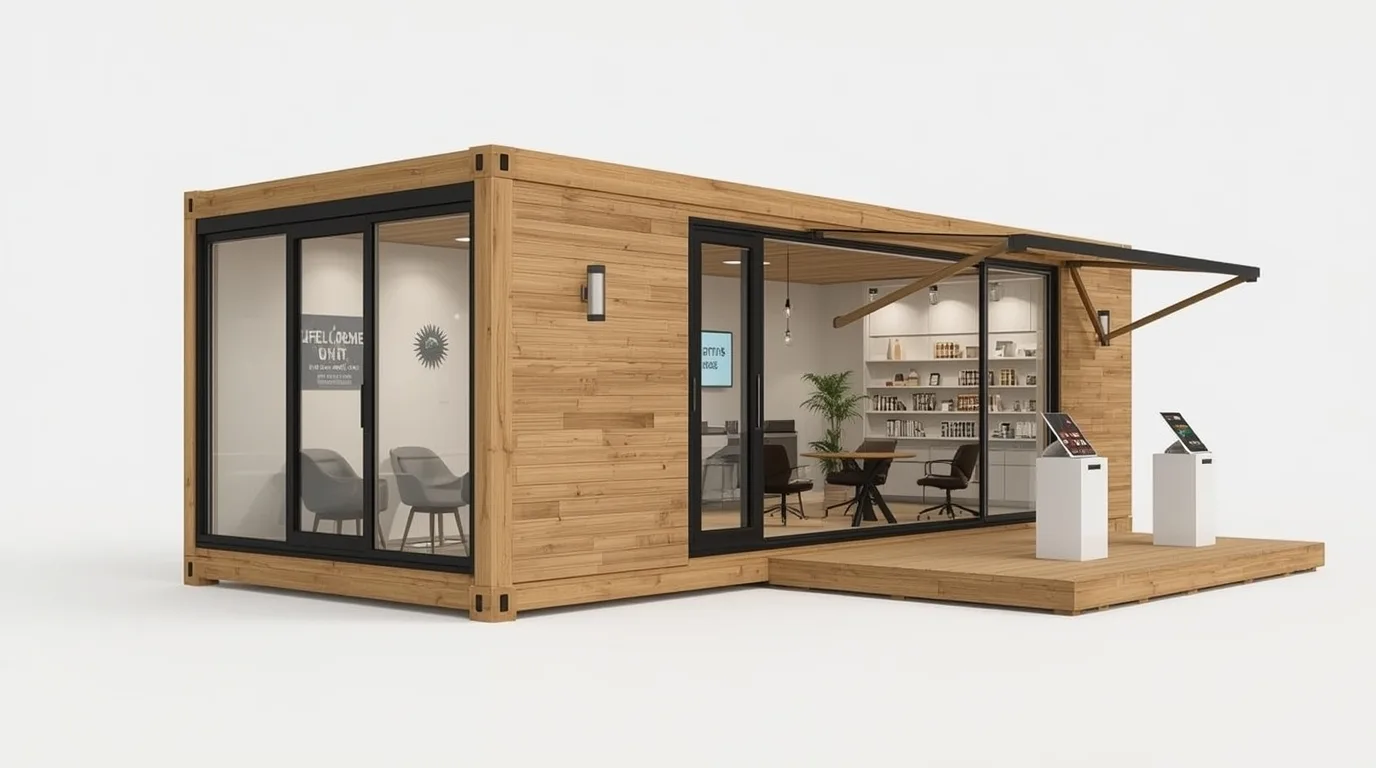 container bulle de vente