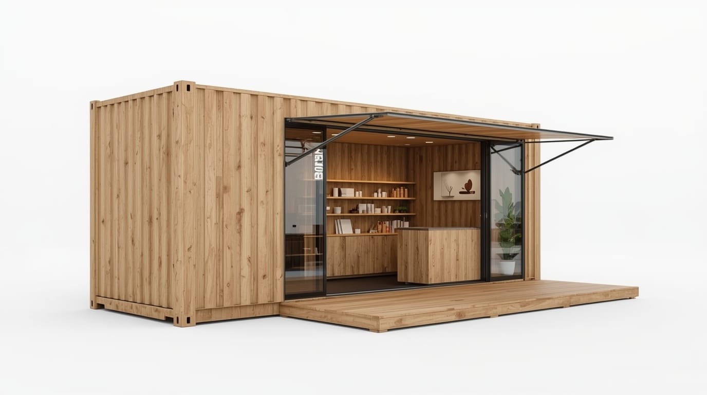 container pop up store