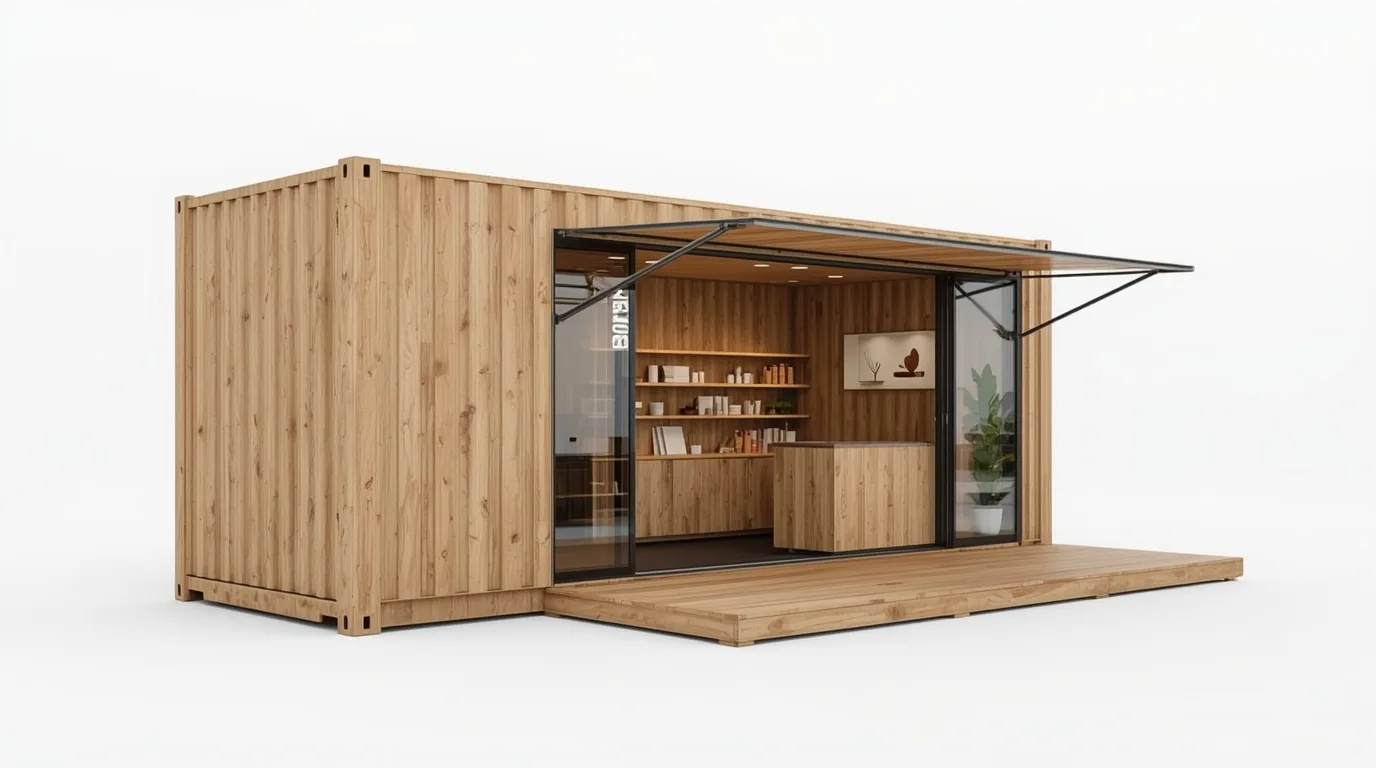 container pop up store