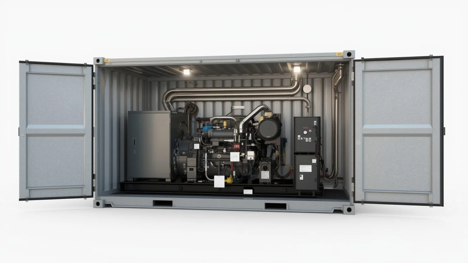 container groupe éléctrogène