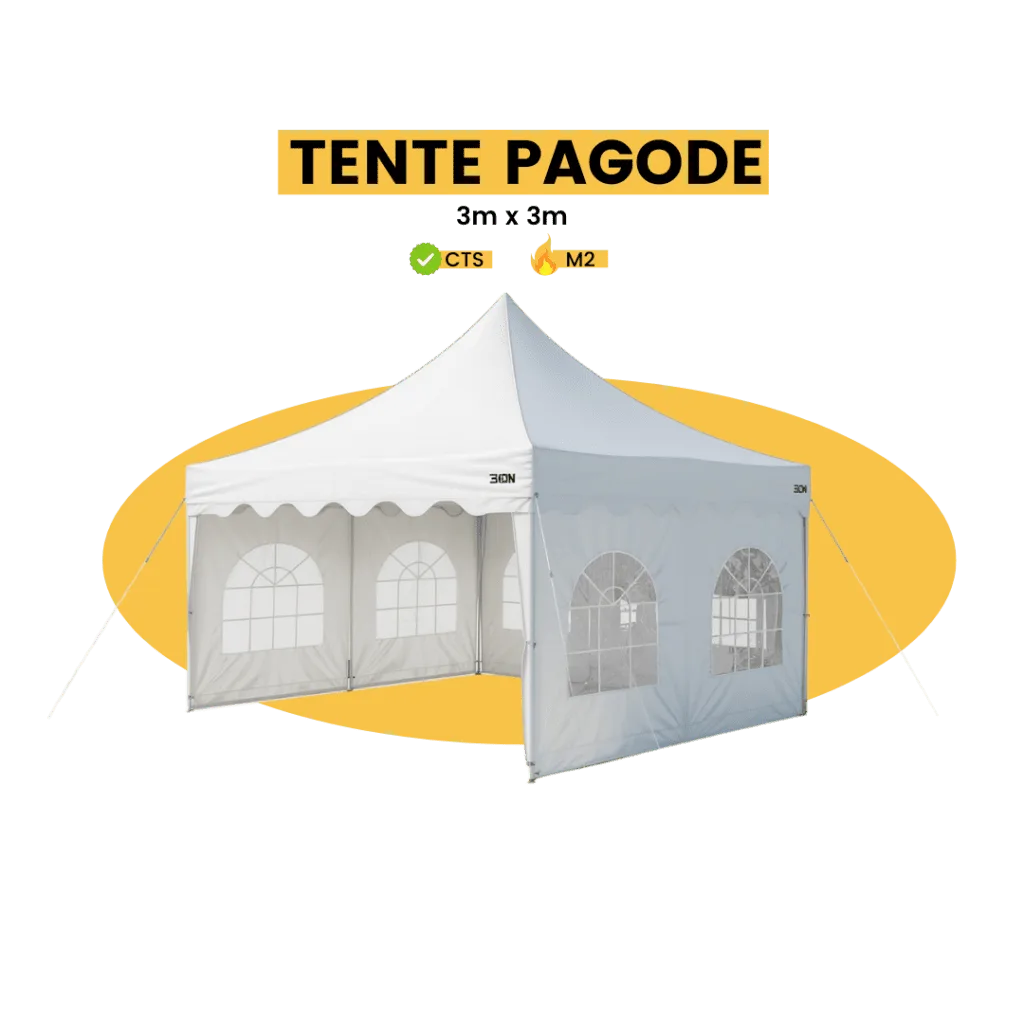 tente pagode 3x3