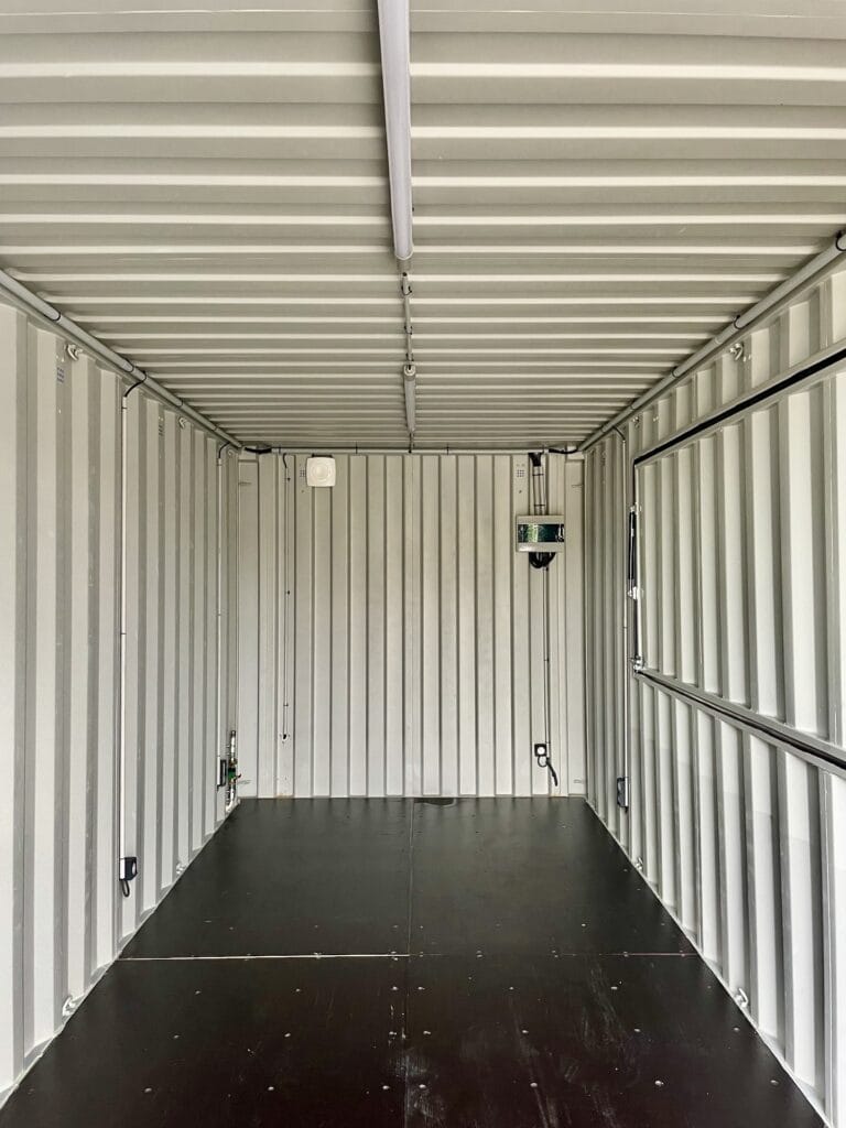 interieur buvette conteneur
