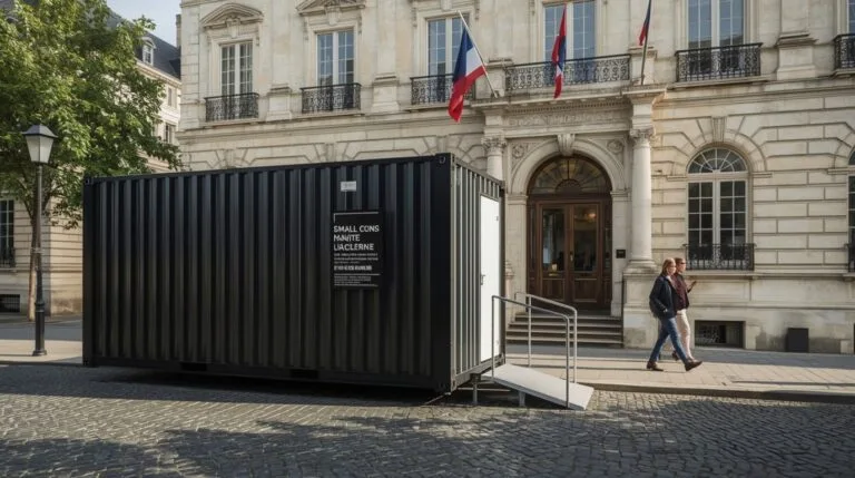 container aménagé pour collectivités