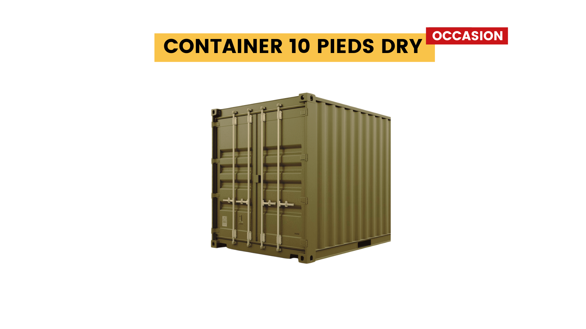 container maritime Container 10 Pieds Occasion