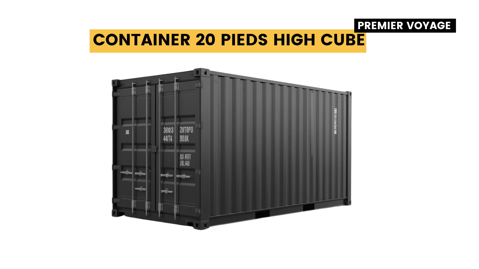 container maritime Container 20 Pieds High Cube Premier Voyage