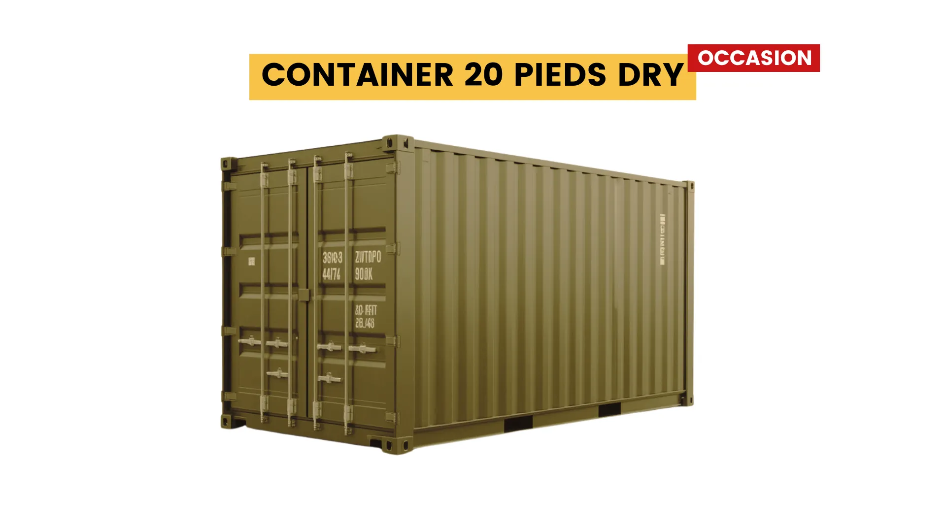 container maritime Container 20 Pieds Occasion
