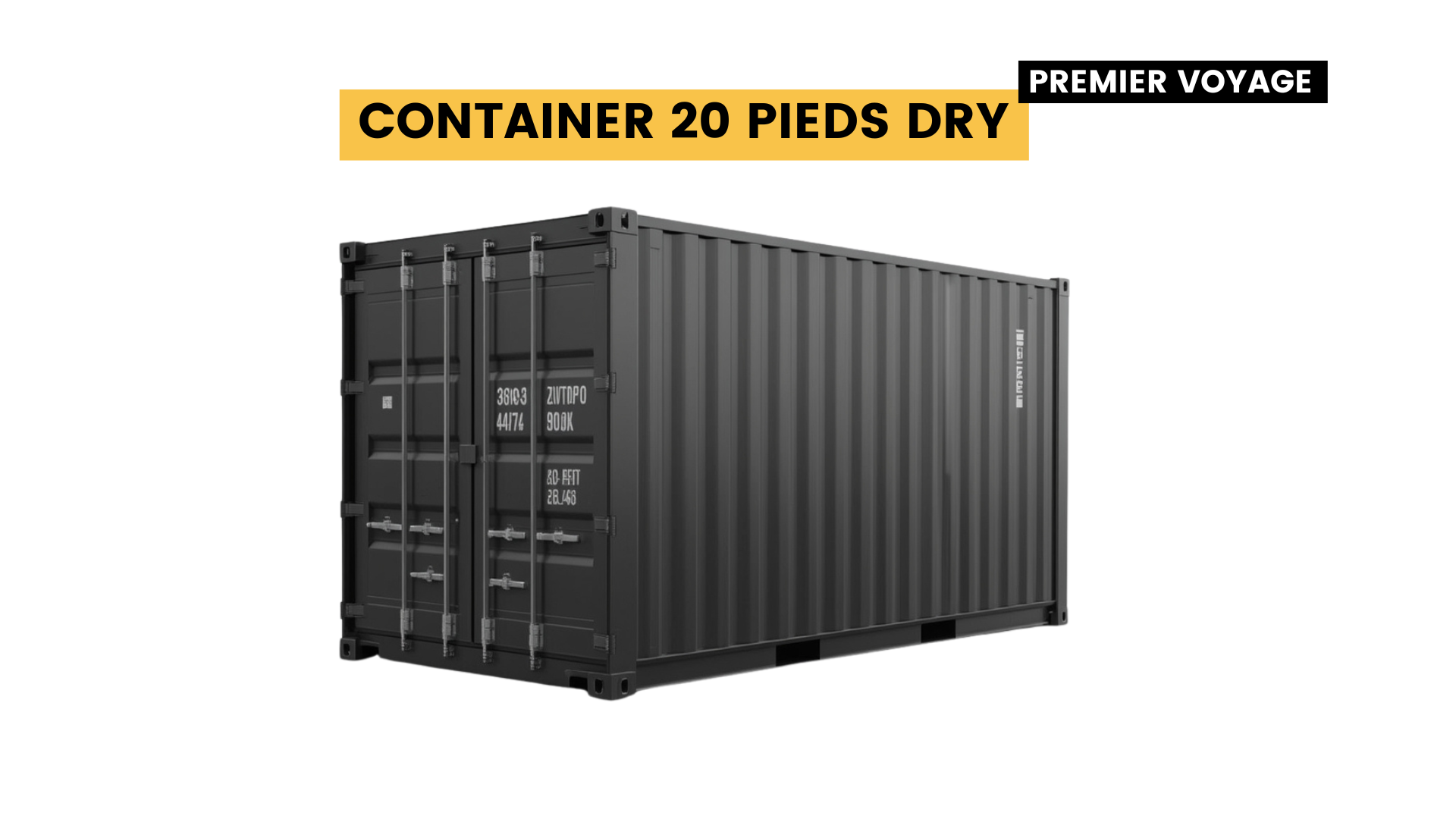 container maritime Container 20 Pieds Premier Voyage