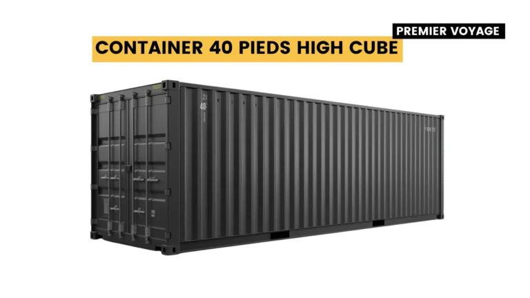 container 40 pieds high cube premier voyage