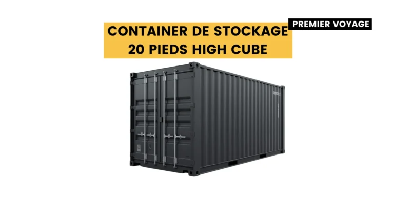 Container de stockage 20 pieds high cube premier voyage Container de stockage 20 pieds high cube premier voyage