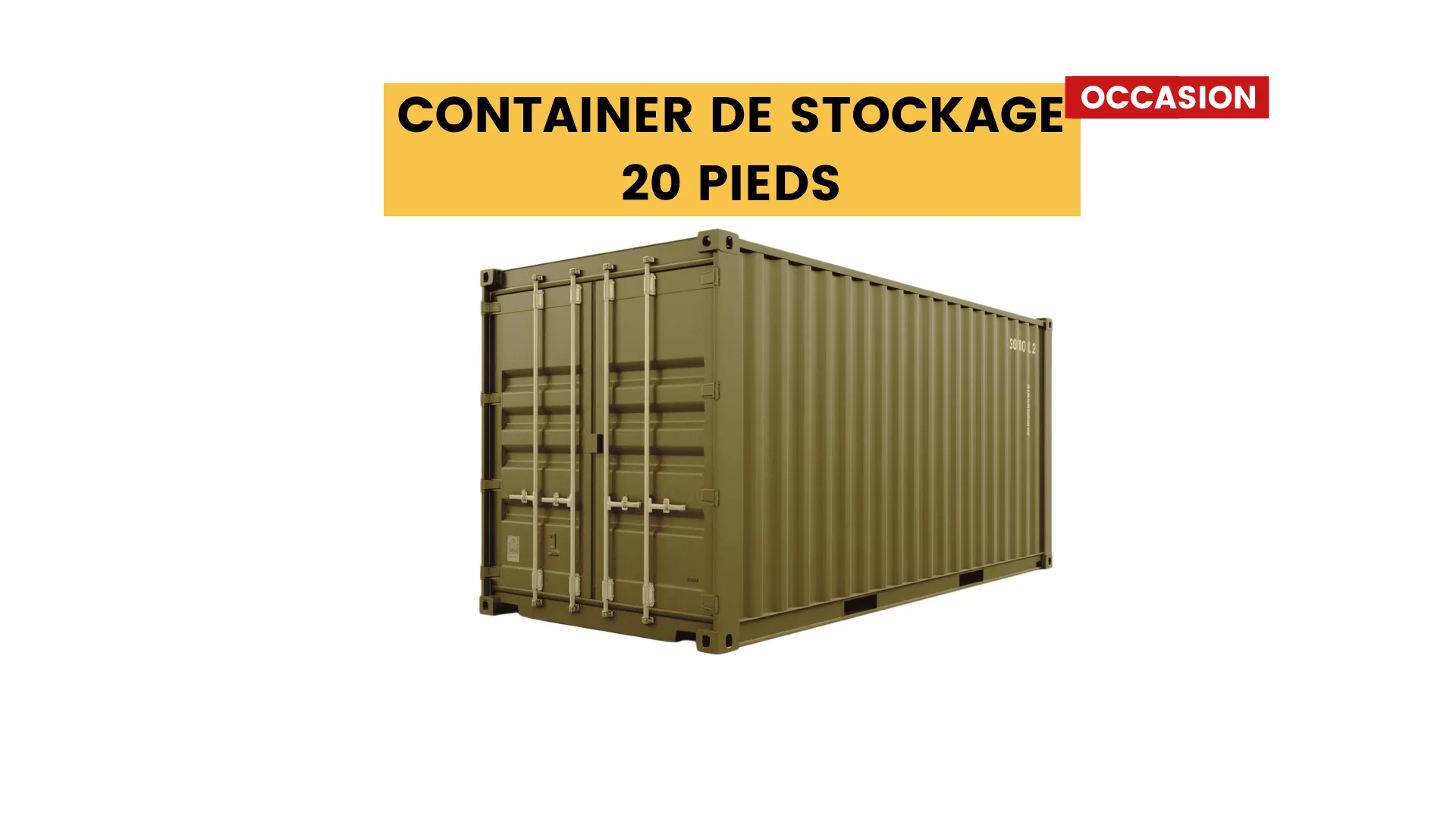 Container Stockage 20 Pieds Occasion