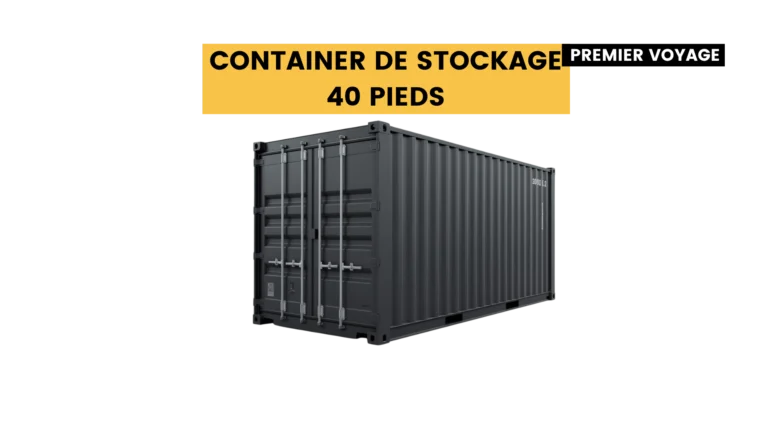Container de stockage 40 pieds premier voyage Container de stockage 40 pieds premier voyage